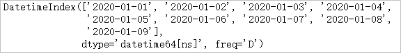 pandas.date_range()怎么使用