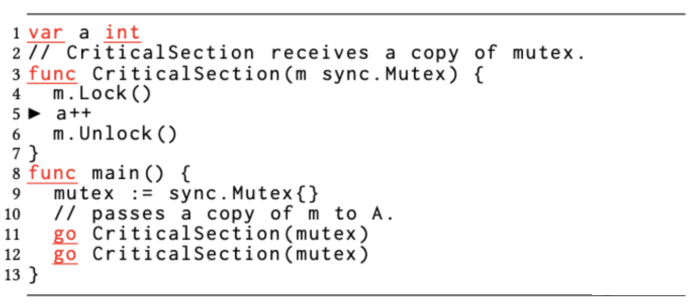 Go語言中的數(shù)據(jù)競爭模式實例分析