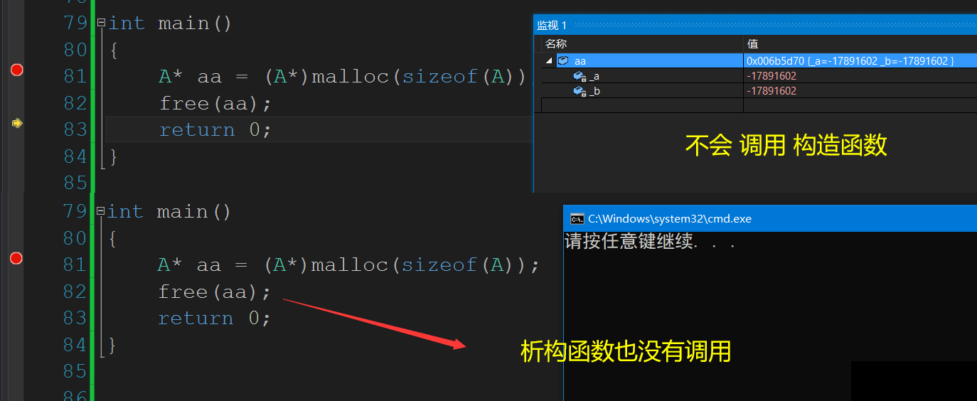 C++动态内存管理实例分析