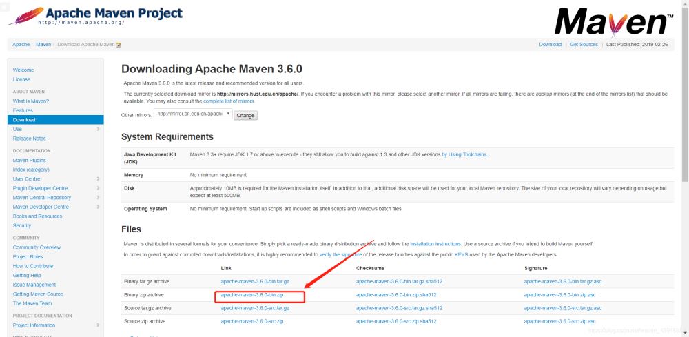 Apache Maven3.6.0怎么下载安装和配置环境  apache 第1张