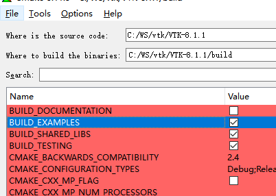 VTK8.1在Qt5.9環(huán)境下怎么配置編譯和安裝