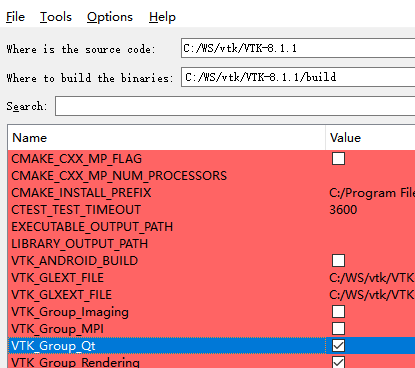 VTK8.1在Qt5.9环境下怎么配置编译和安装