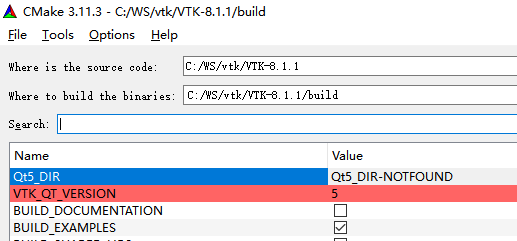 VTK8.1在Qt5.9环境下怎么配置编译和安装