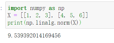 Python中np.linalg.norm()怎么使用