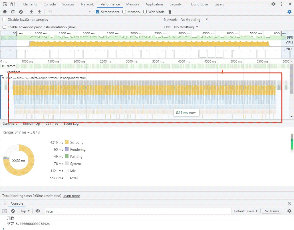 怎么使用JS时间分片技术解决长任务导致的页面卡顿问题  js 第4张