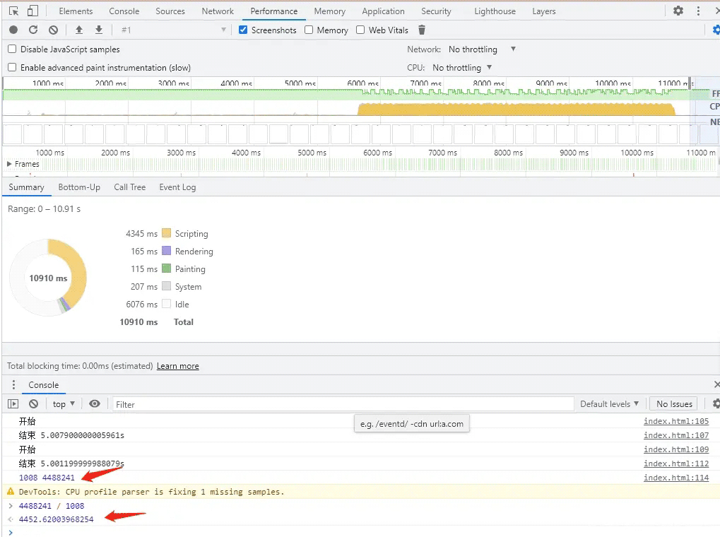 怎么使用JS时间分片技术解决长任务导致的页面卡顿问题  js 第5张