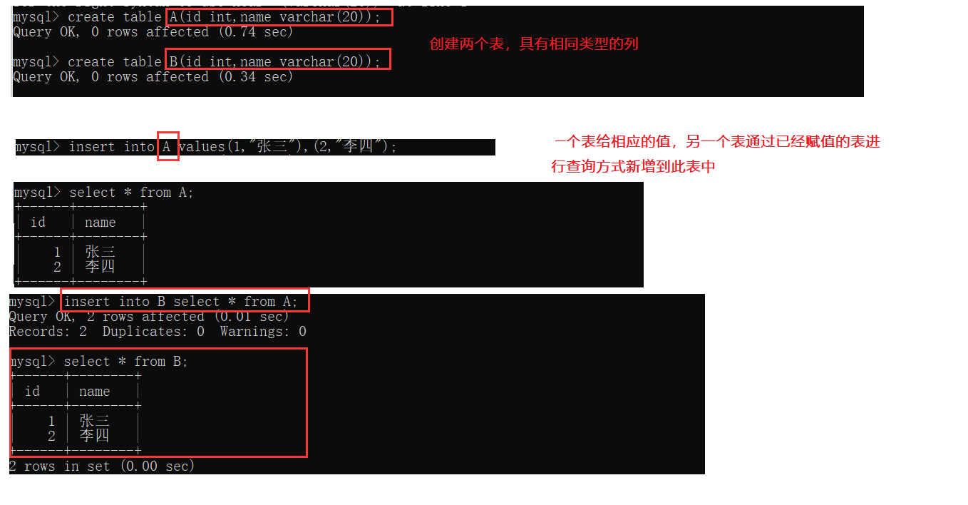 MySql查询方式有哪些