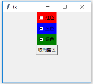 Python tkinter多选按钮控件Checkbutton怎么使用