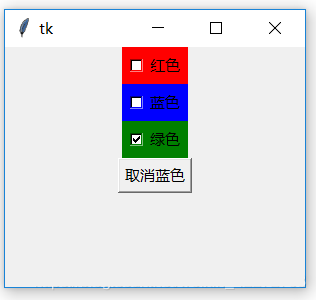 Python tkinter多选按钮控件Checkbutton怎么使用