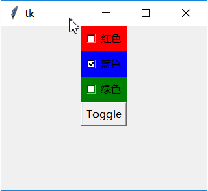 Python tkinter多选按钮控件Checkbutton怎么使用