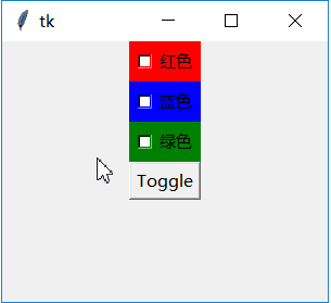 Python tkinter多选按钮控件Checkbutton怎么使用