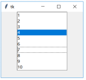 Python tkinter列表框Listbox属性怎么使用