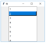 Python tkinter列表框Listbox属性怎么使用