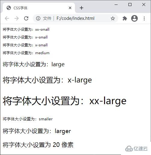 css常用font字體屬性是什么