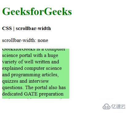 火狐支持css改变滚动条的属性是什么