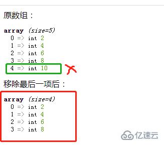 php數(shù)組如何去掉最后一項