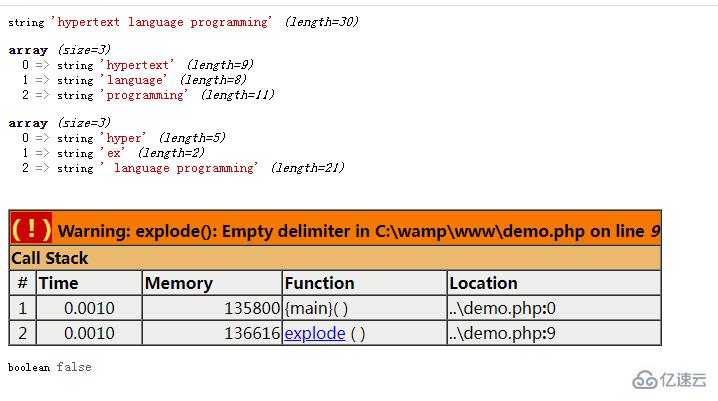 php explode函数怎么用