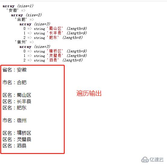 php foreach可不可以遍历三维数组