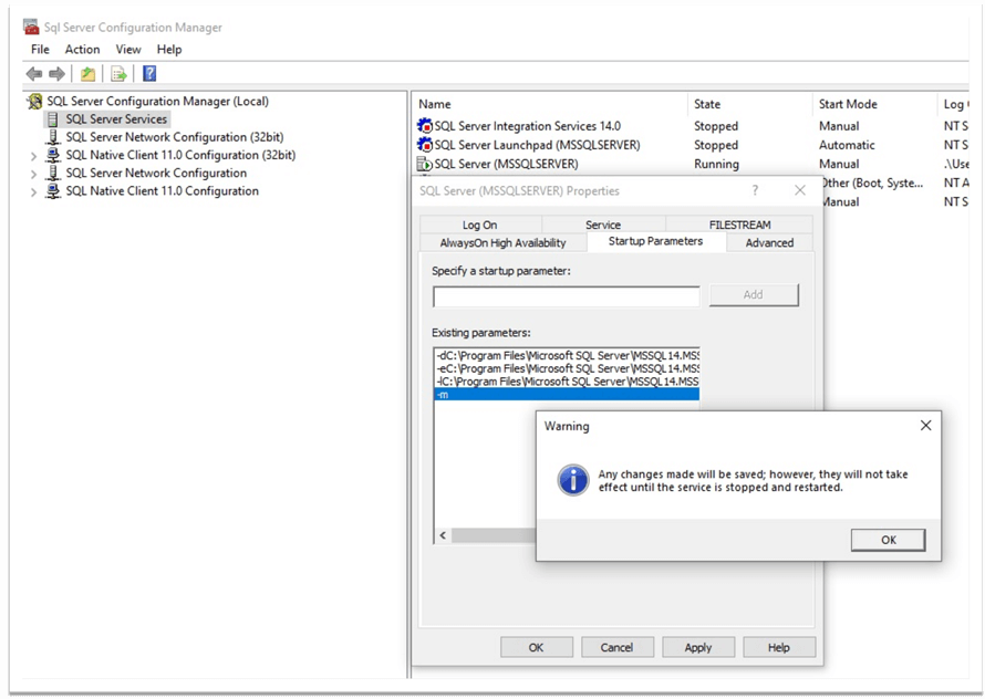 如何恢復SQLSERVER的master系統(tǒng)庫