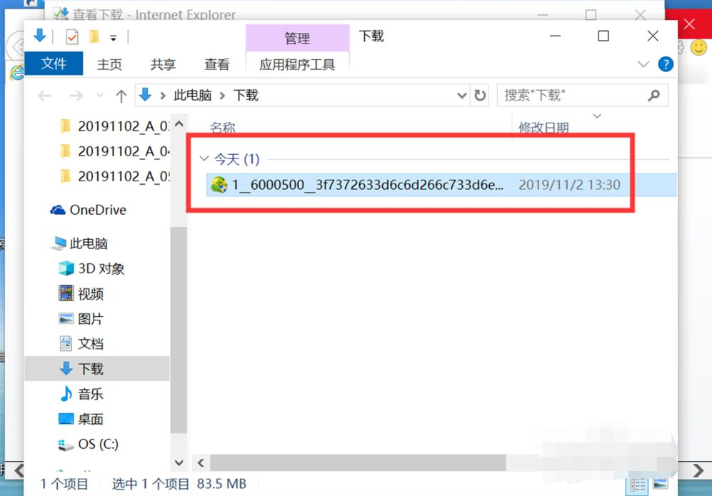 win10系统ie浏览器下载的文件怎么查看