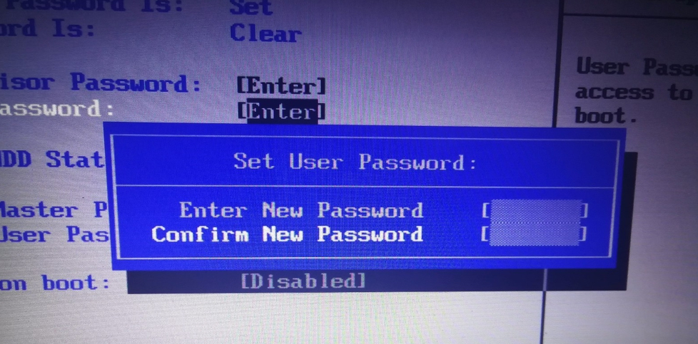 电脑bios密码怎么设置