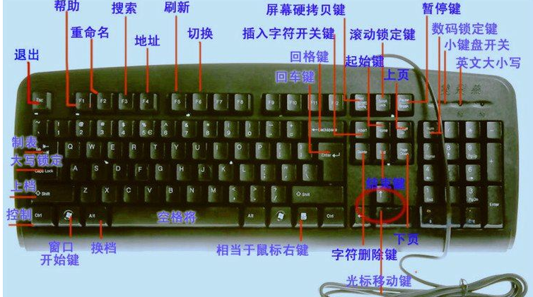 电脑键盘功能基础知识有哪些