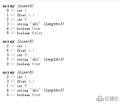 php中数组下标一定要连续吗