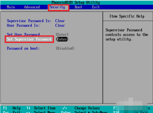 windows怎么设置bios密码