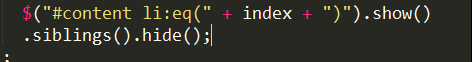 jQuery siblings()怎么使用
