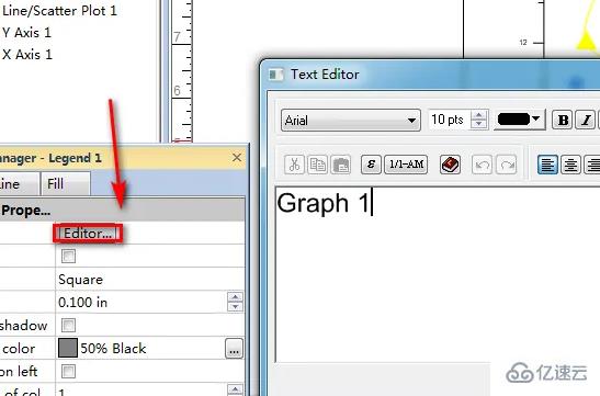 graphpad如何添加图例