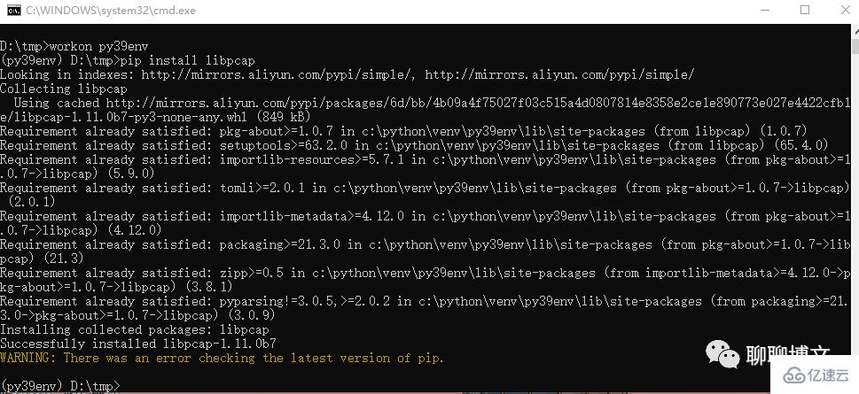python如何使用libpcap库进行抓包及数据处理