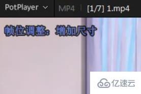 windows中potplayer怎么放大画面