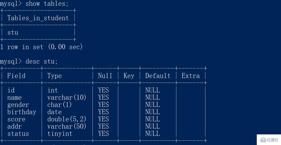 MySQL基本操作有哪些  mysql 第5张