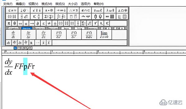 windows中mathtype如何打下标