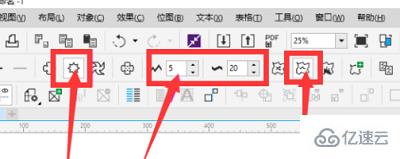 windows中coreldraw怎么画波浪线