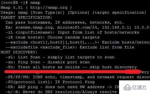 Linux的nmap扫描端口命令怎么使用