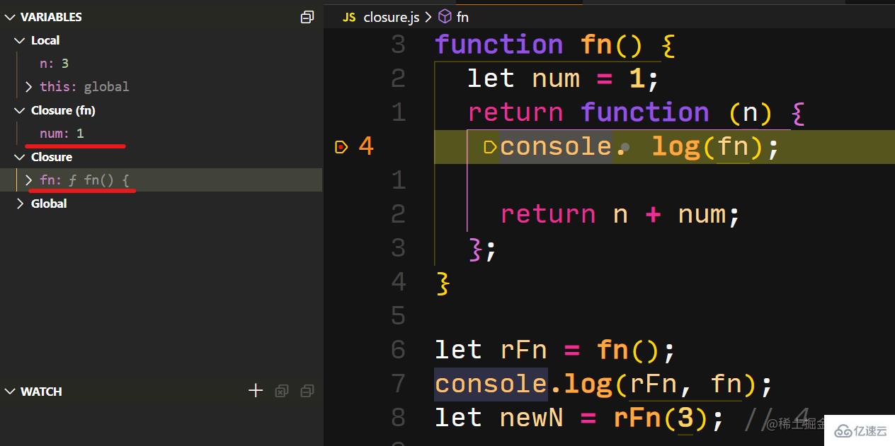 JavaScript闭包实例代码分析