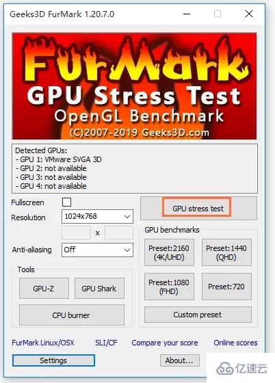 furmark软件如何使用  furmark 第3张