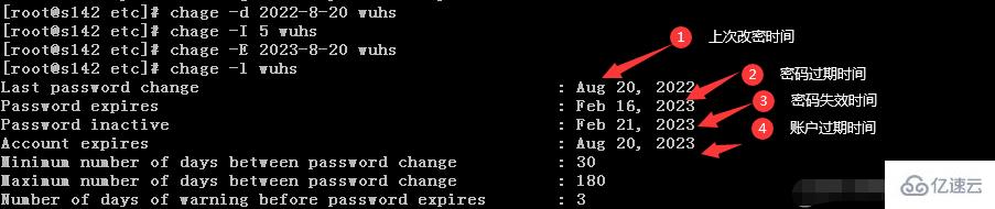 linux chage命令如何使用  第1张