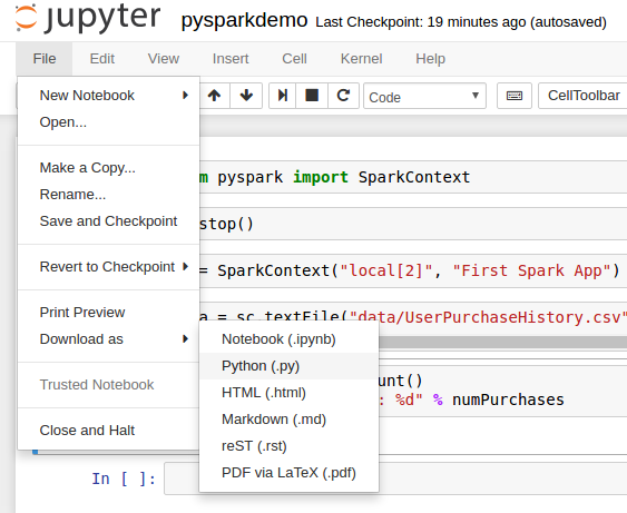 spark编程python代码分析