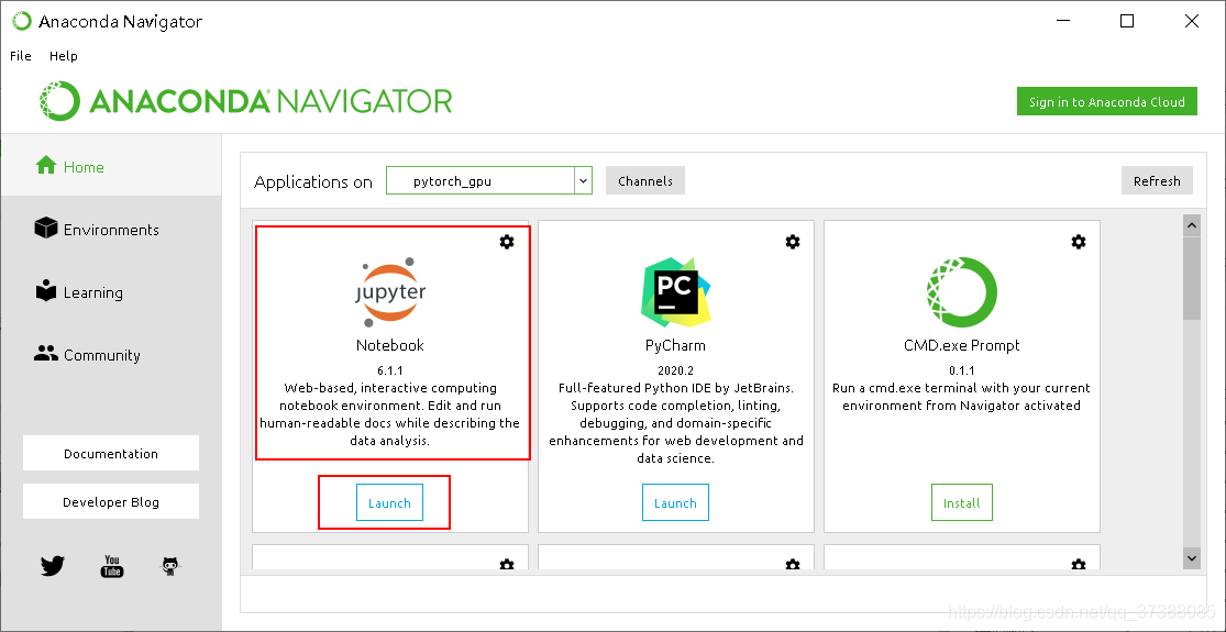 Jupyter notebook中怎么添加Pytorch运行环境  jupyter 第3张