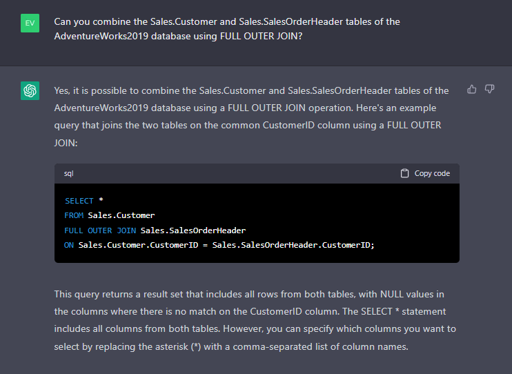 怎么使用ChatGPT编写SQL JOIN查询  chatgpt 第7张