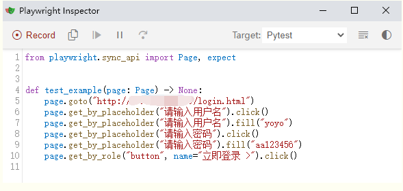 Python playwright怎么自动录制生成脚本