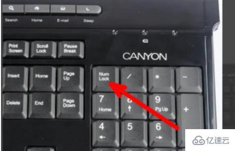 电脑右边键盘0到9数字打不上如何就解决