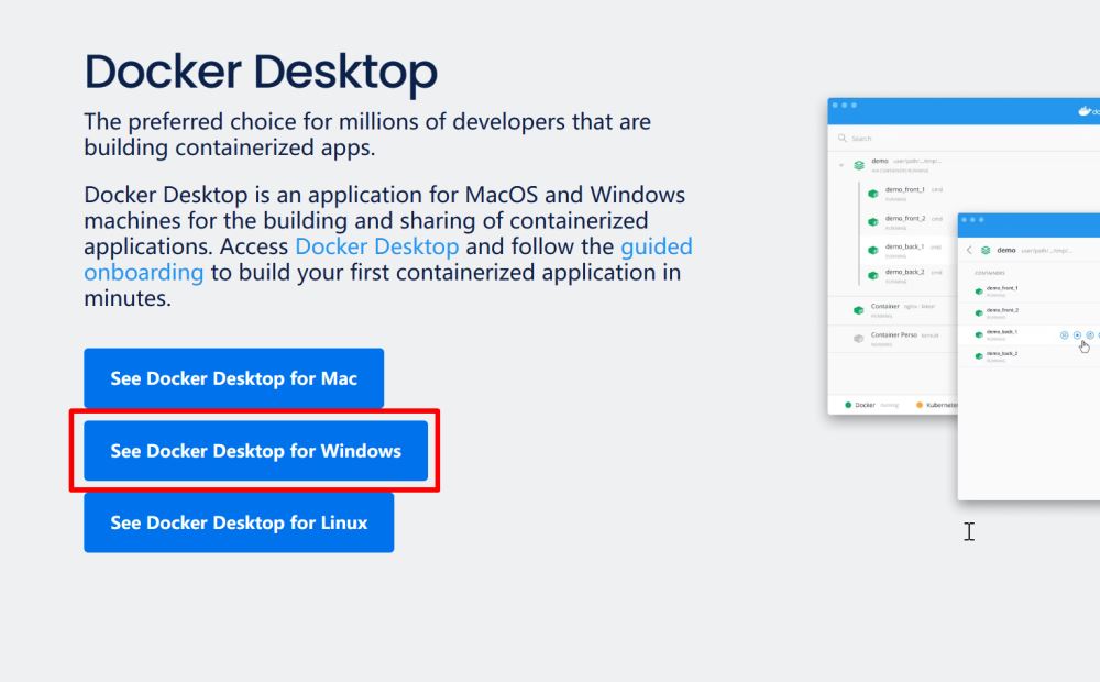 Docker在Windows環(huán)境中怎么搭建和使用