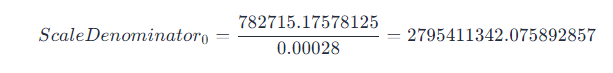 WMTS中的TileMatrix與ScaleDenominator是什么