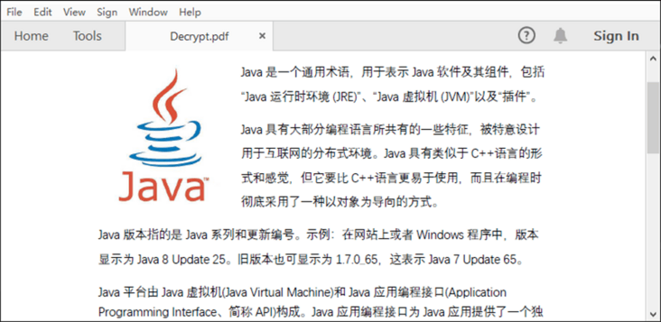 Java怎么實現(xiàn)加密或解密PDF文檔