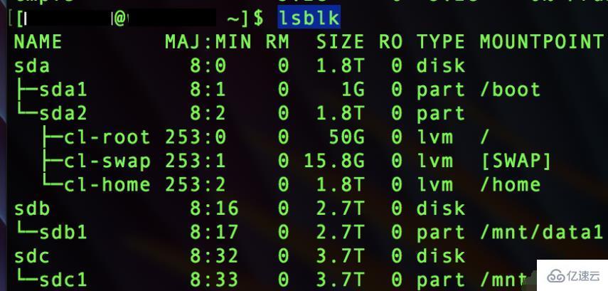 linux如何查有几块硬盘