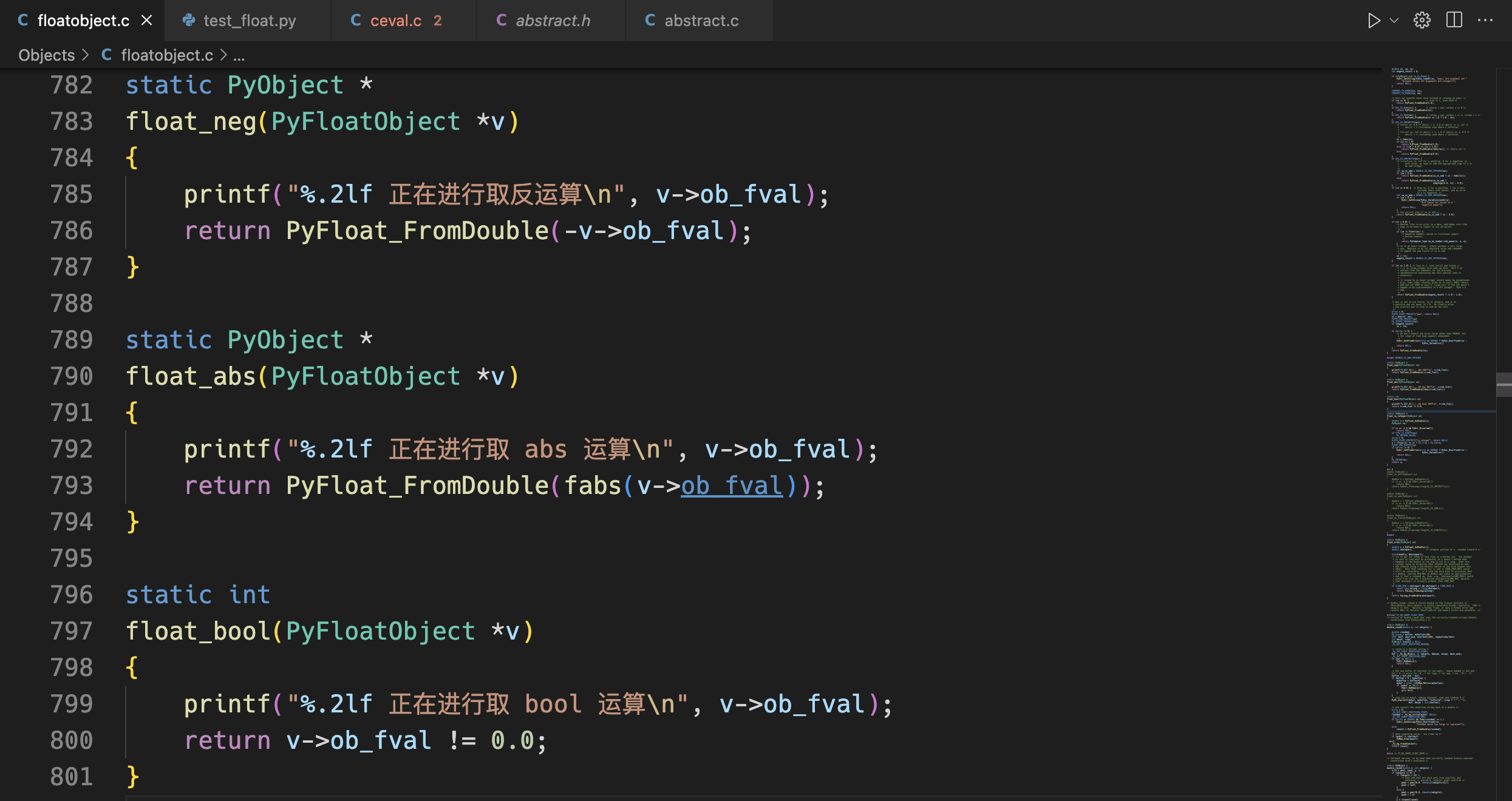 Python虚拟机中浮点数的实现原理是什么