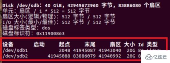 linux如何查看有几个分区